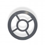 Mrežica za vložek za vazo - srebrna